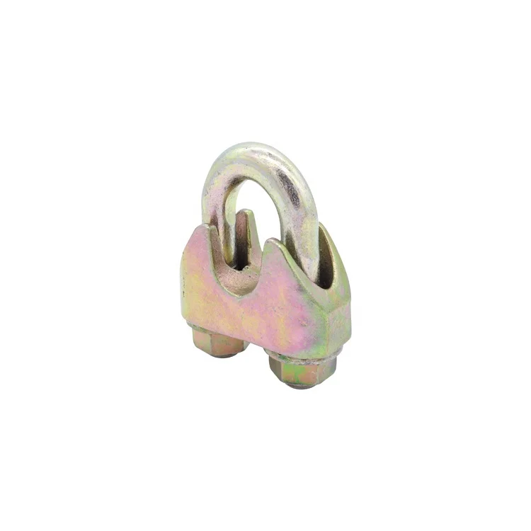 DIN1142 Galvanized Malleable Cross Wire Rope Cable Clip malleable wire rope clamps