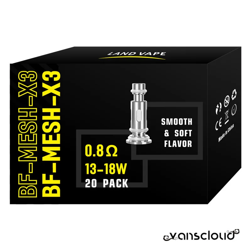 Best Selling  LANDVAPE BF-MESH X3 Coil 0.8ohm coil Compatible withcompatible with KOKO Prime Pod