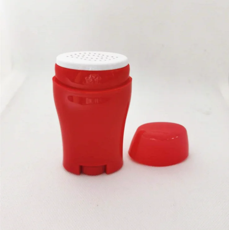 2.12oz 2.65oz 2.82oz 60ml 80ml 90ml empty PP Twist Up Gel Cream Deodorant Stick Tube Body Deodorant Container with Sifter Lid