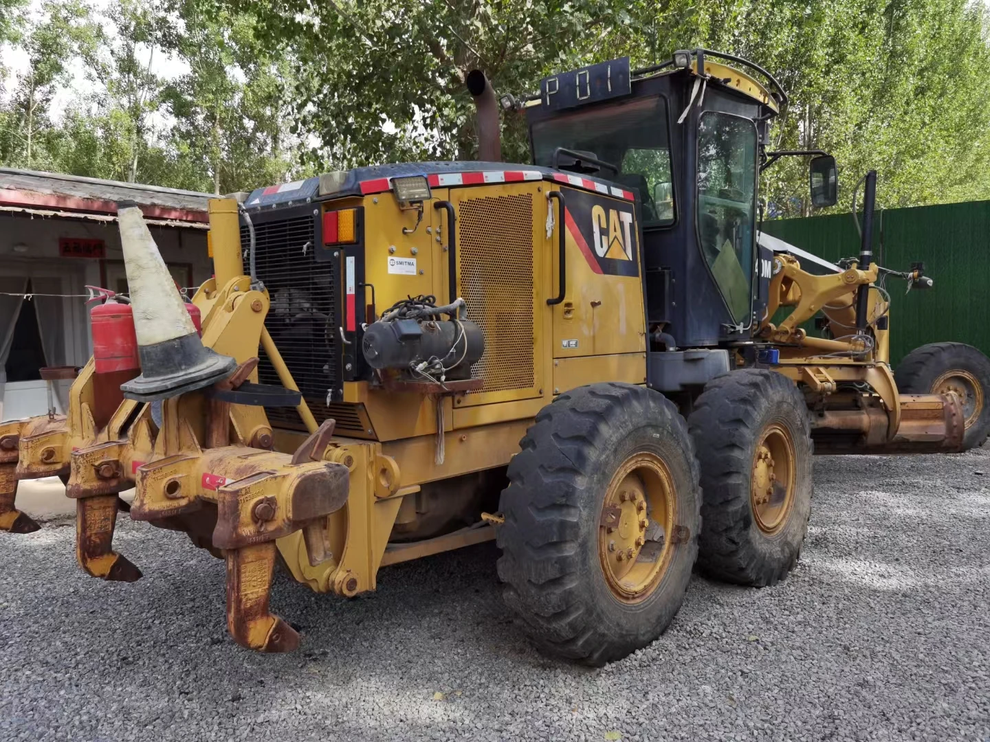 Used motor grader CAT140M original Brazil made Caterpillar 140M strong working ability superior performance up for sale