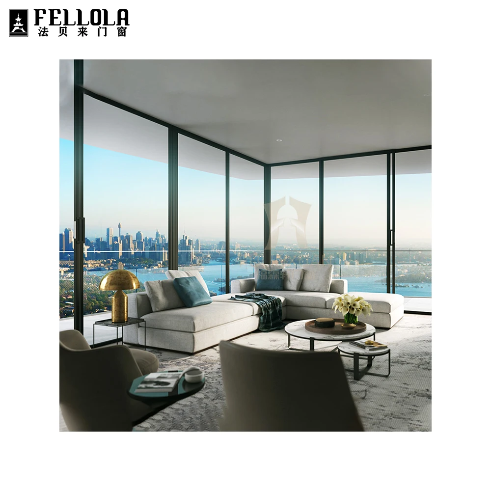 
Double Glazing Sliding Door Narrow Frame Sliding Door Corner Sliding Door Exterior 