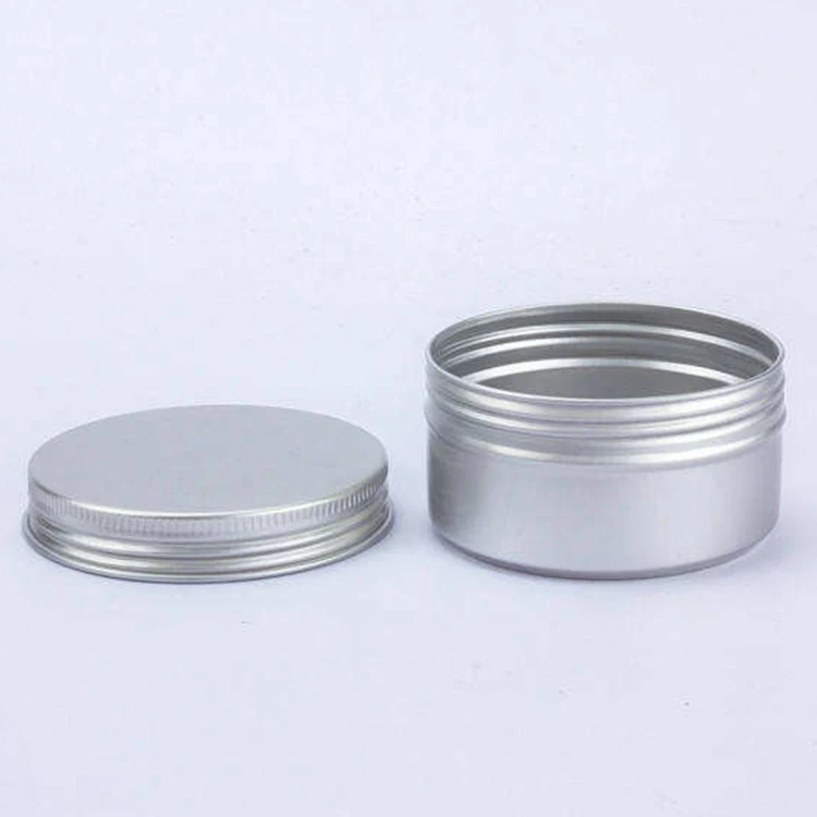 80ml 50g Wholesale Aluminum Metal Container Round Metal Box Tin Aluminum Jar