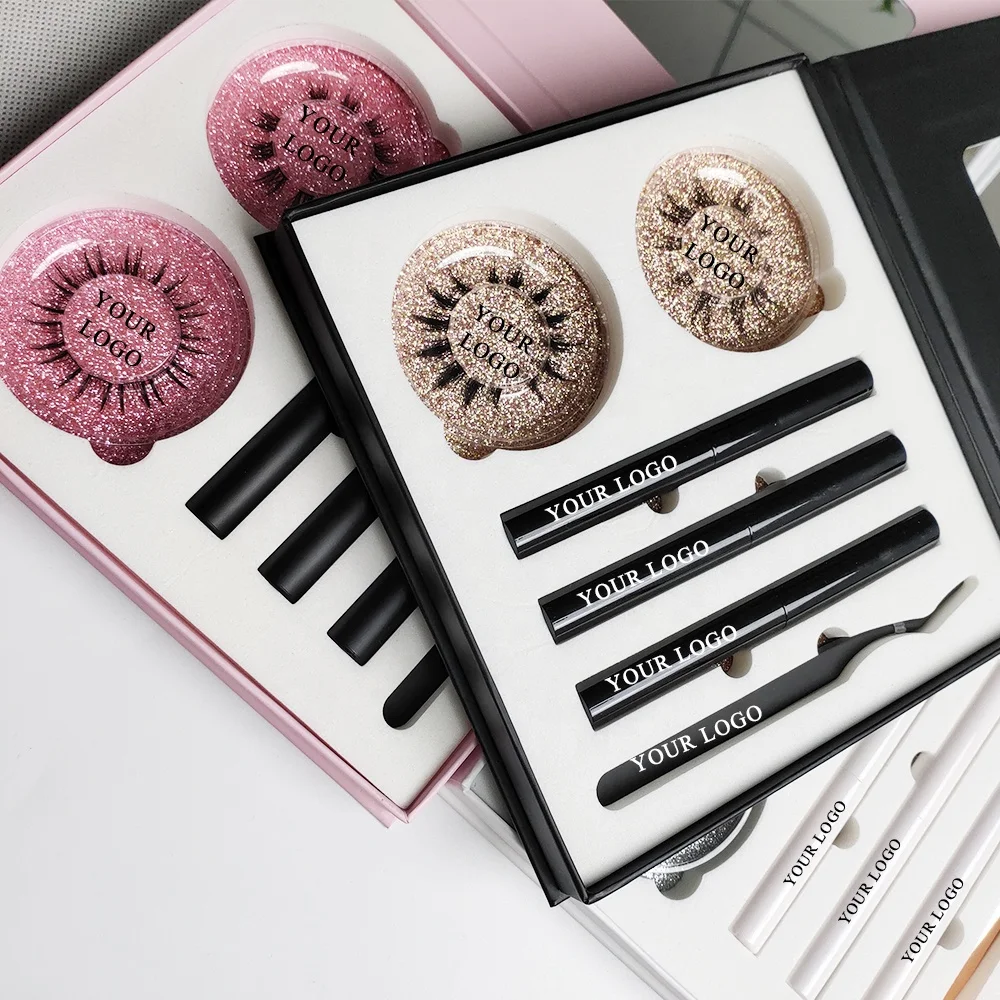 Eyelashes individual eyelash extensions lash diy cluster lashes bond and seal lash glue kits