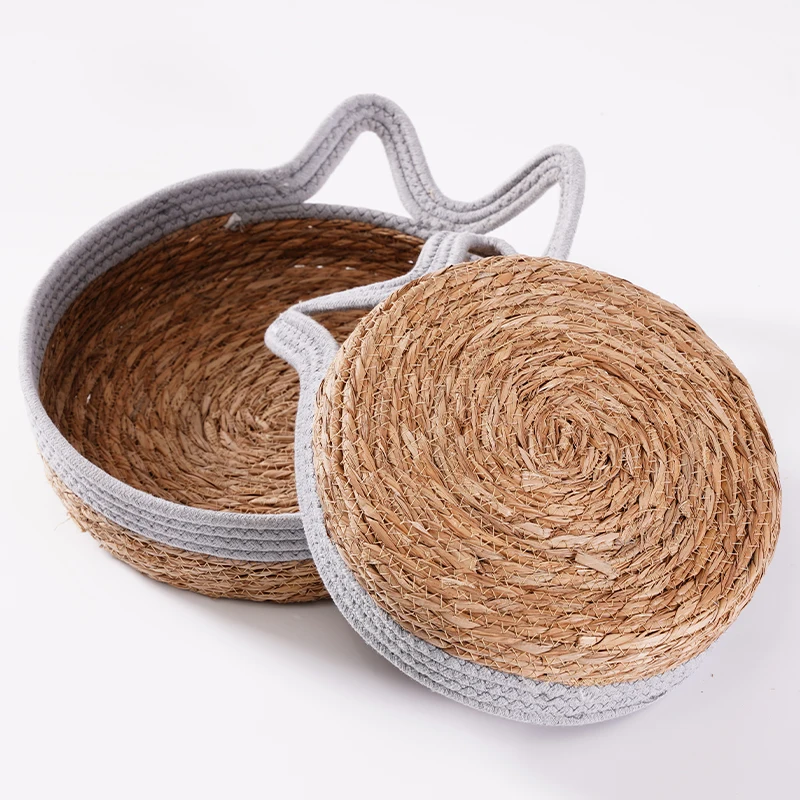 Wholesale rattan storage basket handmade in China