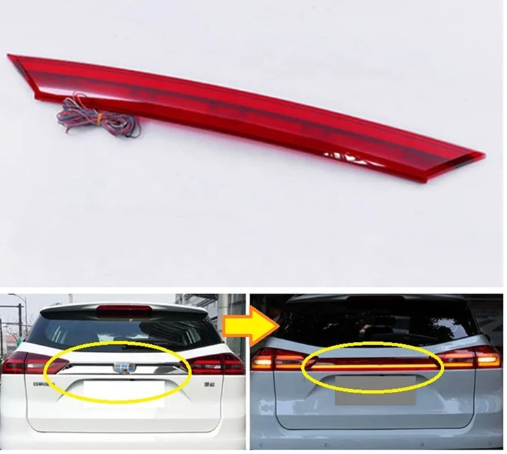 
Brake light Rear bumper lamp for Geely Atlas Boyue NL3 Proton X70 Emgrand X7 Sports car auto modify parts reflector indicator 
