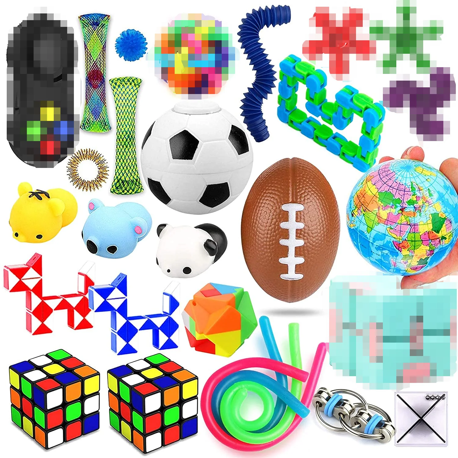 28pcs push pack 28 bundle sensory fidget toys set for