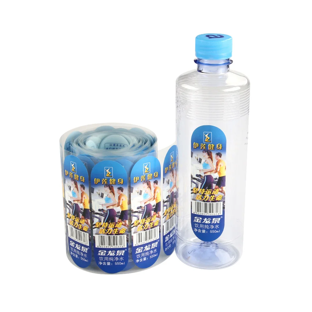 Custom Clear Transparent Vinyl Label Sticker for Beverage Water Juice Cosmetic Bottles-Premium Packaging Labels