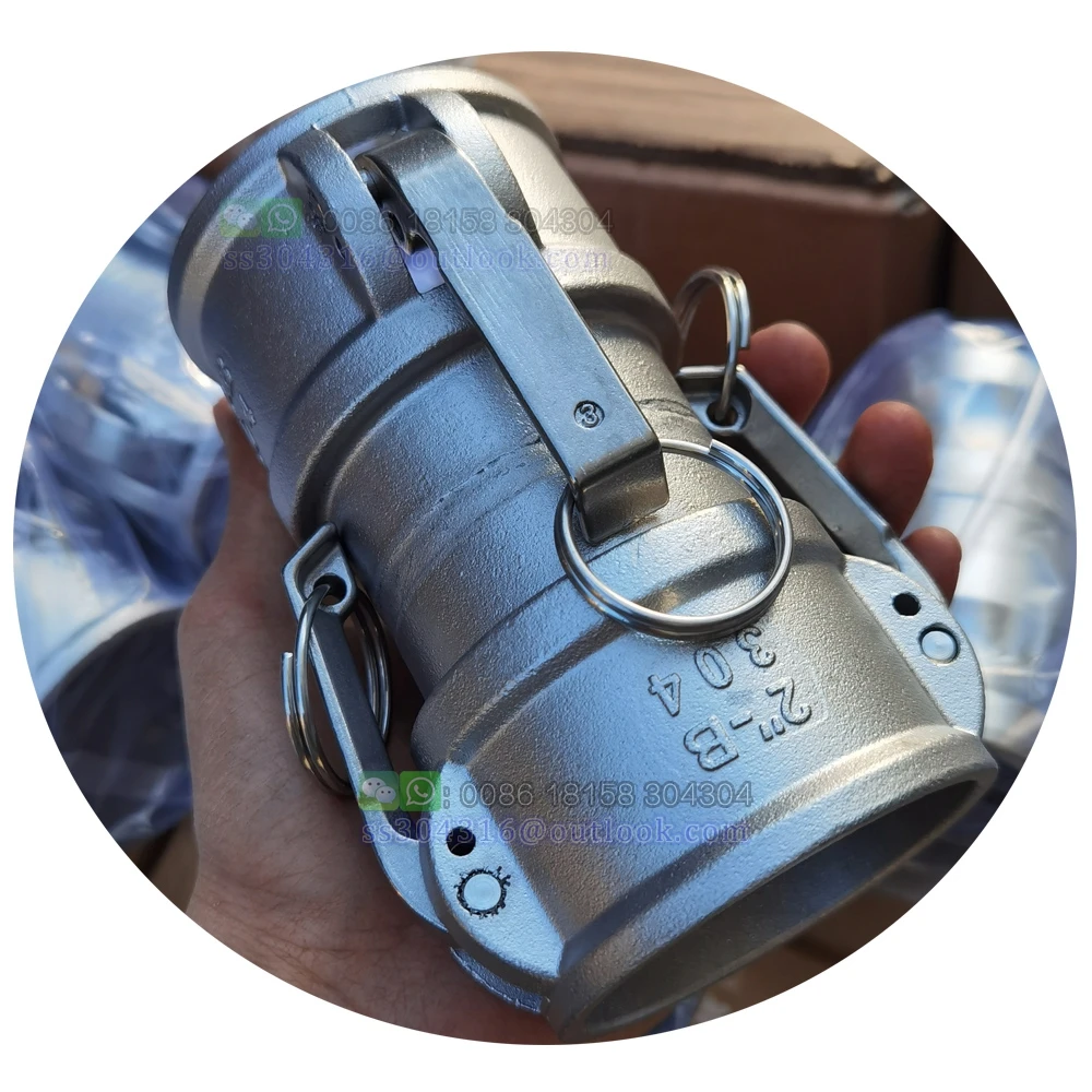 Stainless Steel Camlock Couplings Type DD Female x Female Spool Coupler Camlock Fittings