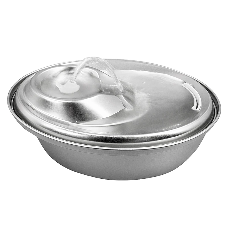 pet water drinking fountain stainless steel pets fountain cat pet water fountain