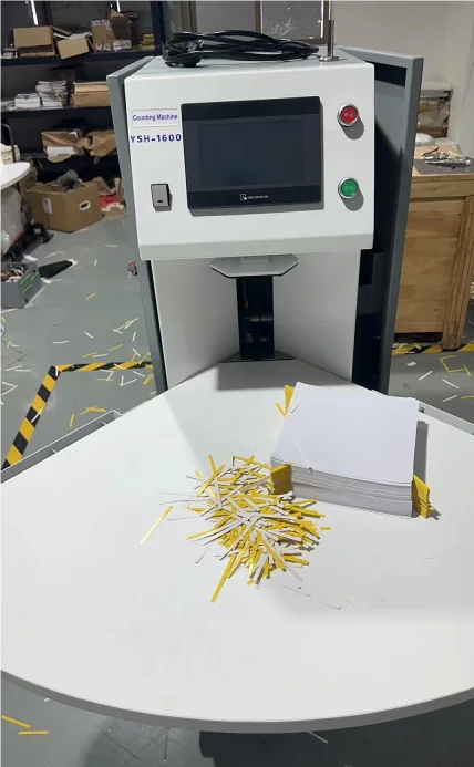 Automatic Office Paper Leaf Counter Feeder Counting Paper Machine Card A4 Small Paper Check Sheet Counting Machine for leaflets