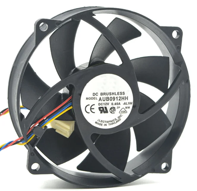 AUB0912VH 12V 0.60A 9025 9 см вентилятор 4-проводной для измерения скорости вентилятора блока питания