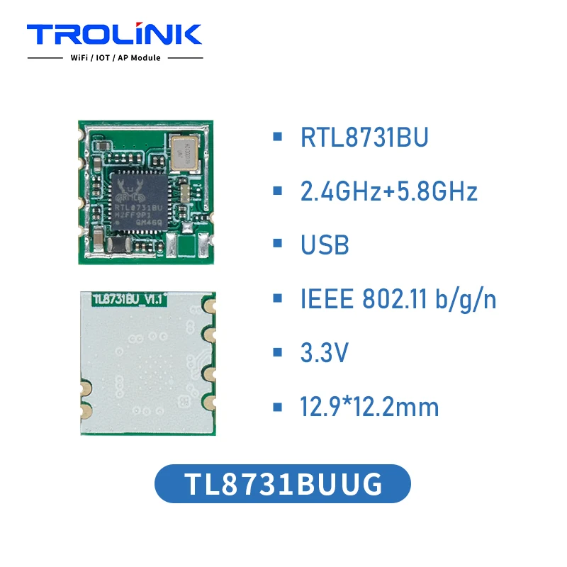 Realtek RTL8731BU Professional Supplier Lower Power Ble Wireless Module Wi-Fi Relay Module