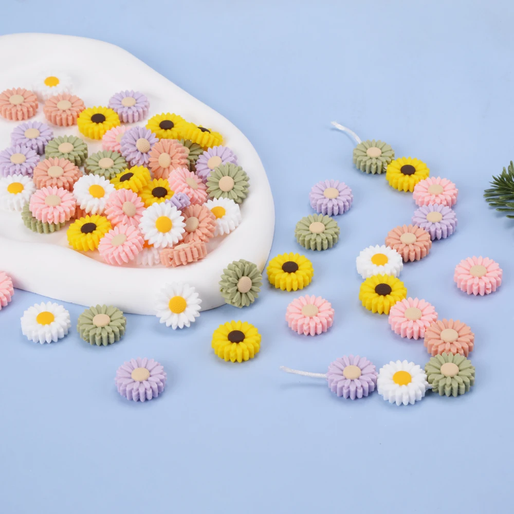 2022 Wholesale Bulk Food Grade BPA Free Baby Teething Silicone Beads For Keychain and Pacifier Chain