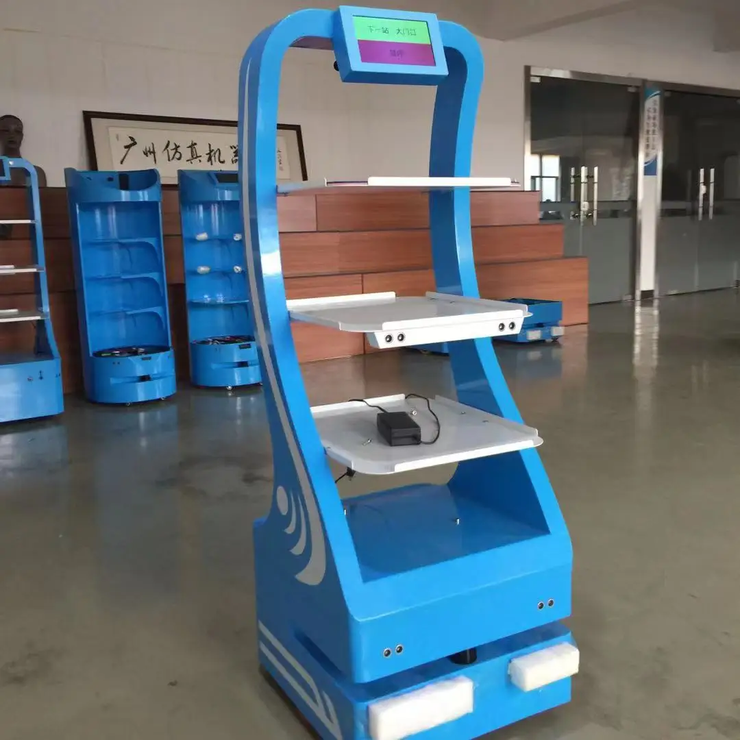 
Warehouse UGV car/university school library Exhibition Service delivery Robot/automatic rc robot AGV conveyor 