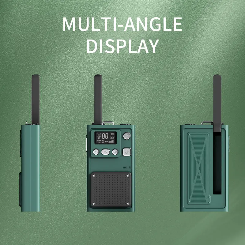 New Fashion Foldable Antenna 5KM Long Ran Two-Way Radio Handheld Walkie Talkie for Kids and Adults Versus BOAFENG 888S