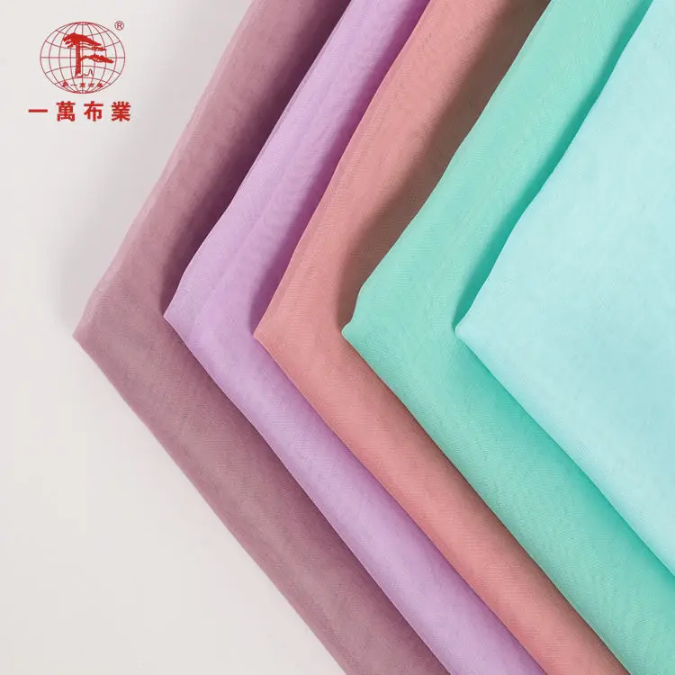 Оптовая продажа, шифоновая ткань для платья из 100% полиэстера 30D на заказ