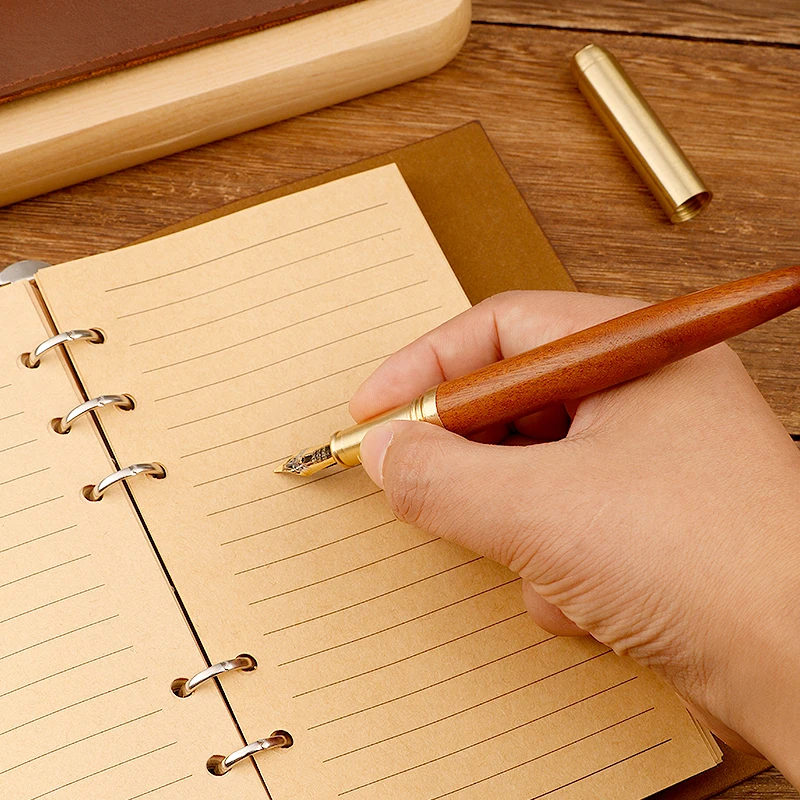 Huali ebony rosewood chicken wing wood Manufacturers Cello New luxury fountain pen precious wooden pen With Customized Logo