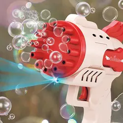 2022 Small Automatic Gatling Electric Bubble Water Guns Machine Toys for Kid