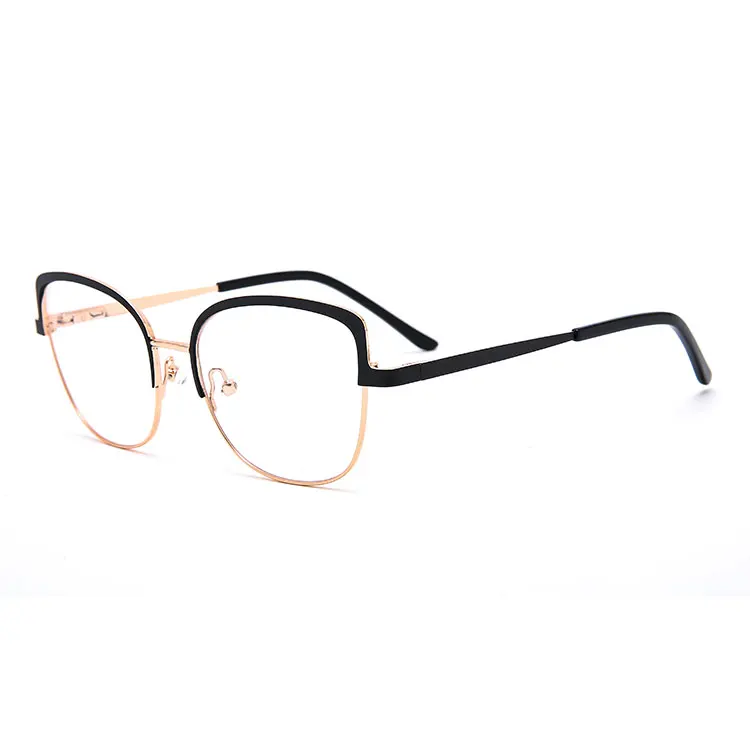 Single Vision Eyewear Women Metal Optical Frame Photochromic Glasses Myopia Lenses Medical Eyeglasses0233
