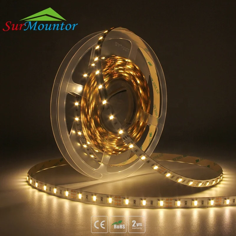 Led Dual Color Cheap Strip Light Tira Led 220V Strip 50meter Led  Strip Light