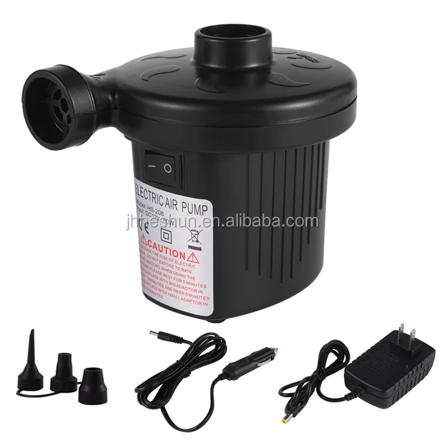 electric air pump high quality dc12v-ac230v portable small two way electric air pump for inflatables swimming ring