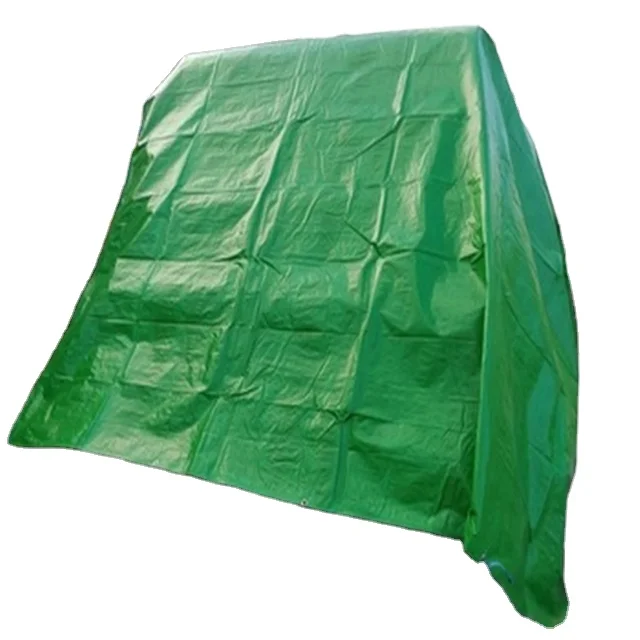 white and blue pe tarp with eyelets