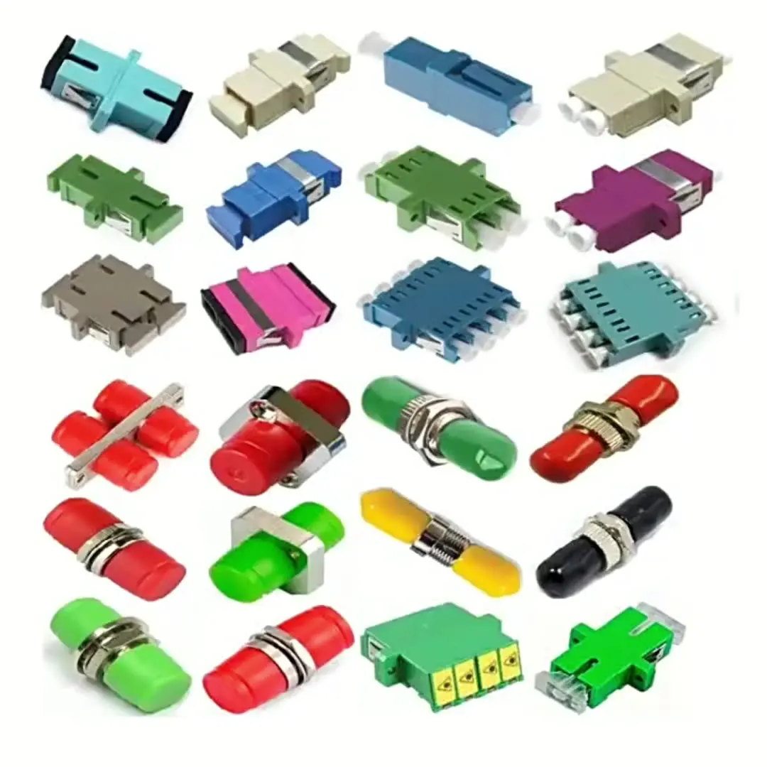 LC DX Adapter fiber connector fiber optic adapter lc upc om4 lc/pc duplex fiber adapter