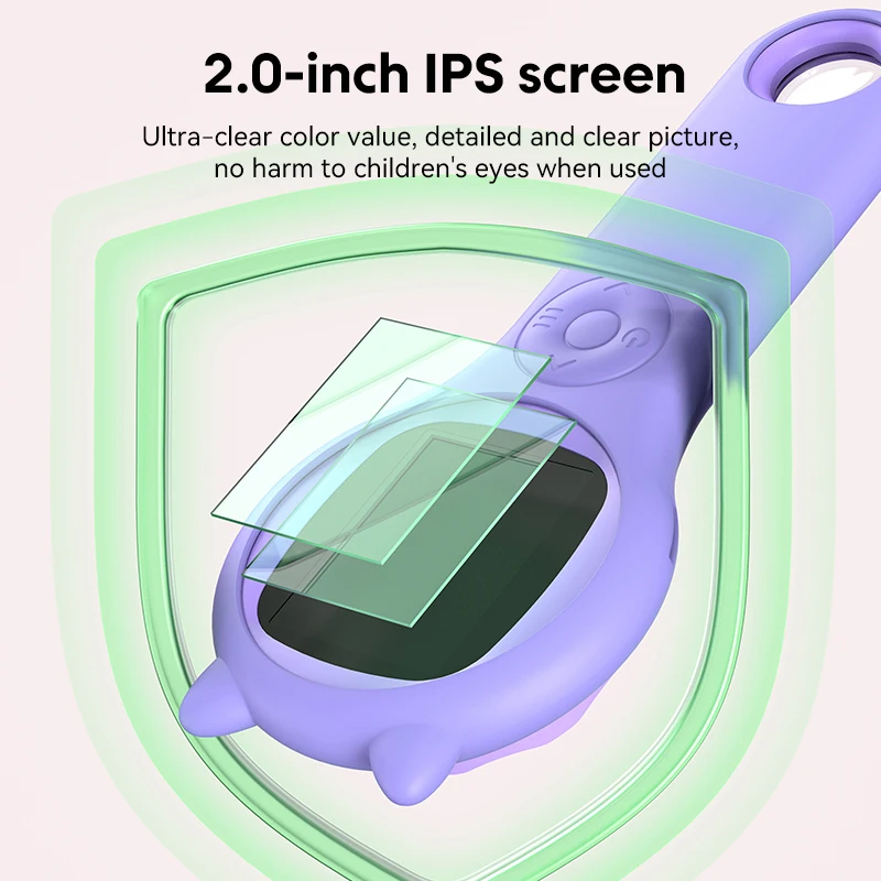 ALEEZI 355 500x Zoom Kids portable microscope pocket handheld mini microscope kids microscopes for 8-12 years old