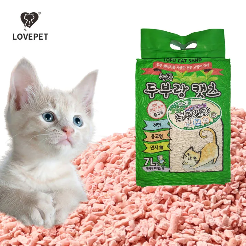 Lovepet Tofu Cat Sand Factory Supply наполнитель для кошачьего туалета