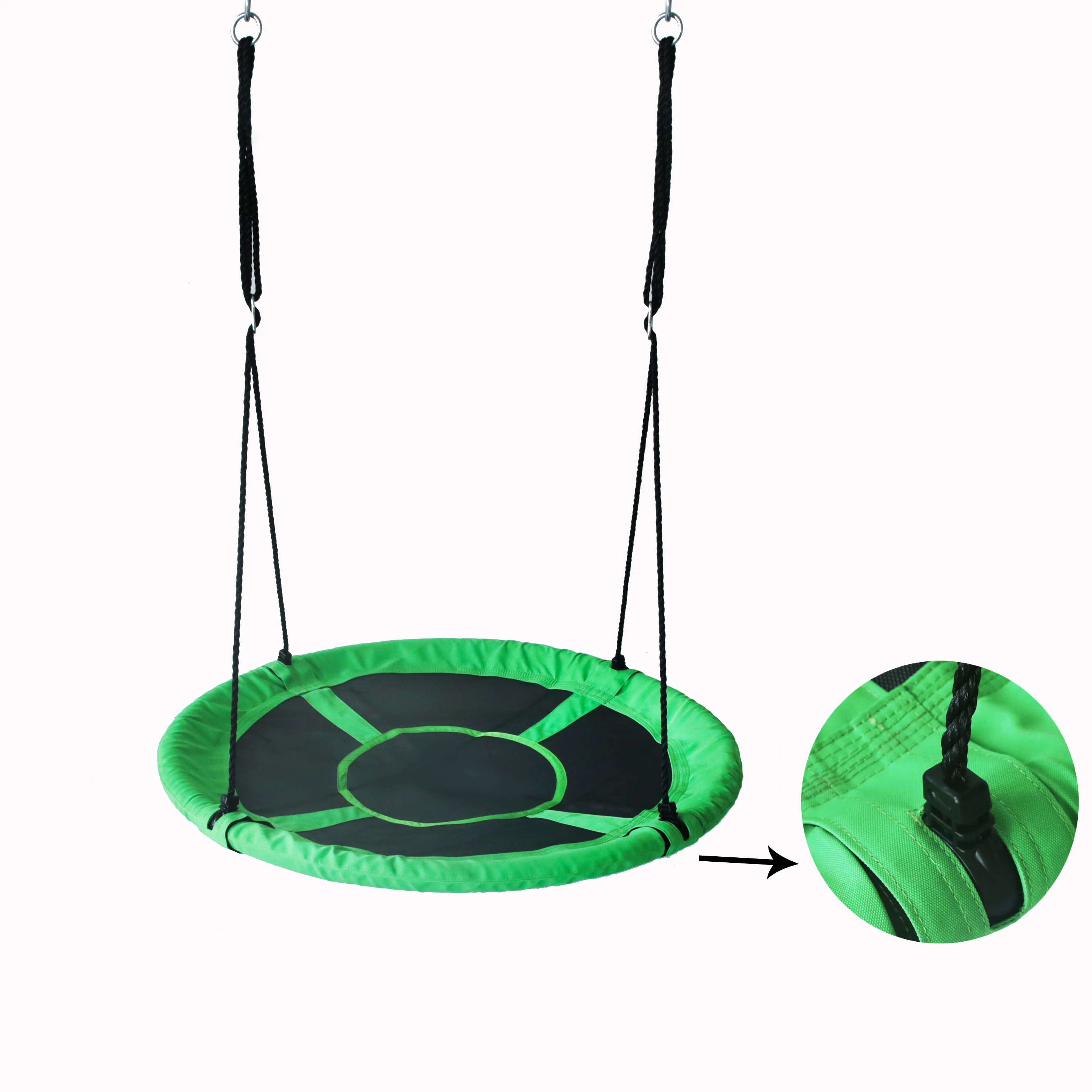 Outdoor Kids Round Tree Hanging Swing Hammock 40 inch flying Saucer Swing for Children