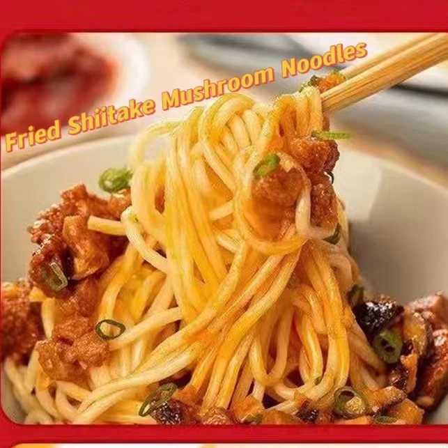 High Quality Food Fresh Hot Selling 0 Calorie Shiitake Mushroom Noodles Hot Noodle with Traditional Light Soup