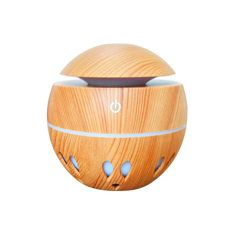 Деревянные зерна стиль 130 мл распыления тумана Ароматерапия Запах мини увлажнитель с эфирными маслами увлажнители деревянный арома-диффузор