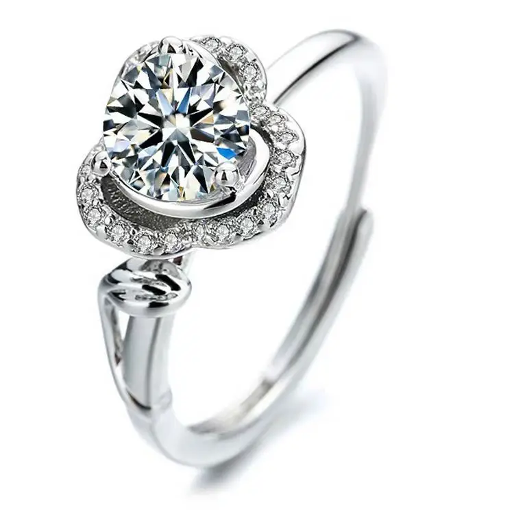 Moissanite Ring Adjustable Kids Rings Set Hibiscus Opal Tungsten Moroccan Wedding Lingth Rechargeable Coin Tools