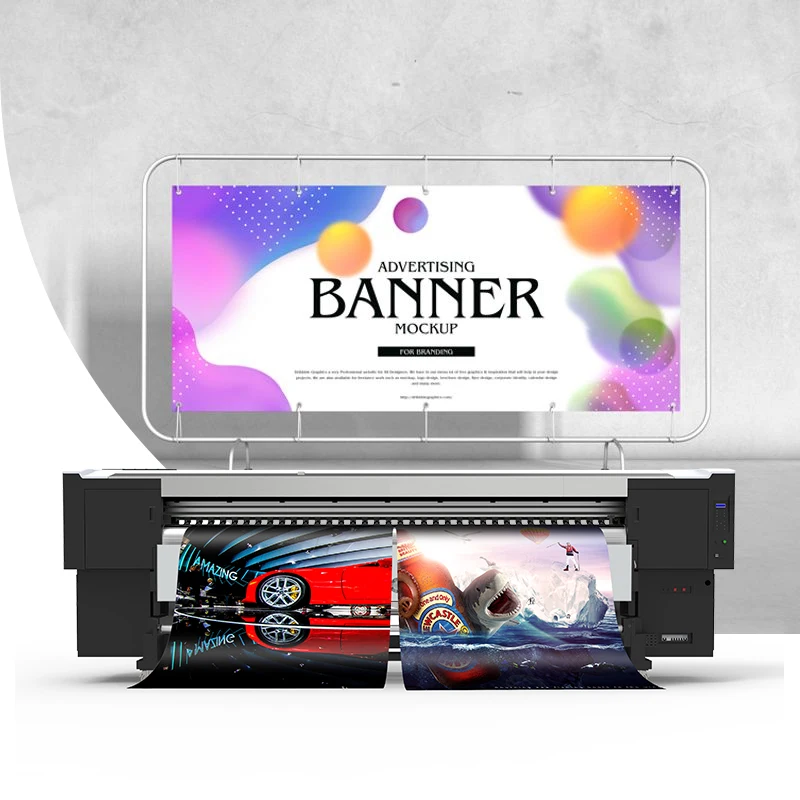 Offer 180sqm/h i3200 Eco Solvent Printer 3.2m 2/4/8 Printheads Advertising Large Format Printing Machine