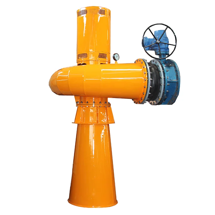5kw Kaplan mini hydro power plant low water head water turbine