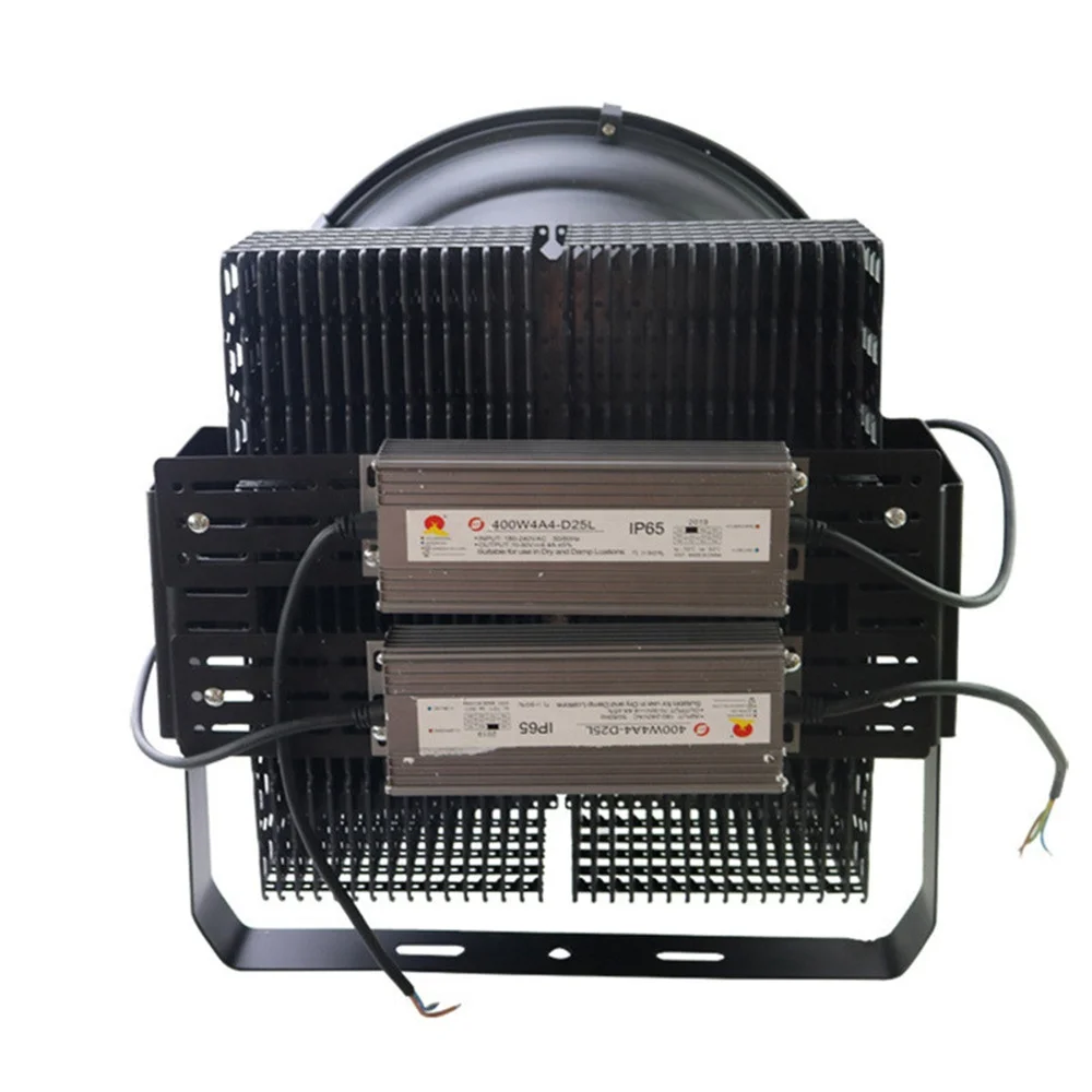 Biumart LED Tower Crane Light IP65 Waterproof 300-2000W White Light Searchlight Construction Site Lighting