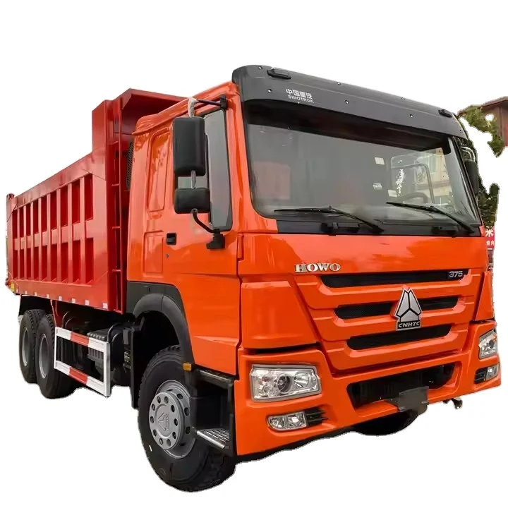 Manufacturer Direct Sales Of Red Heavy Duty Trucks For Cargo Transportation Large Trucks