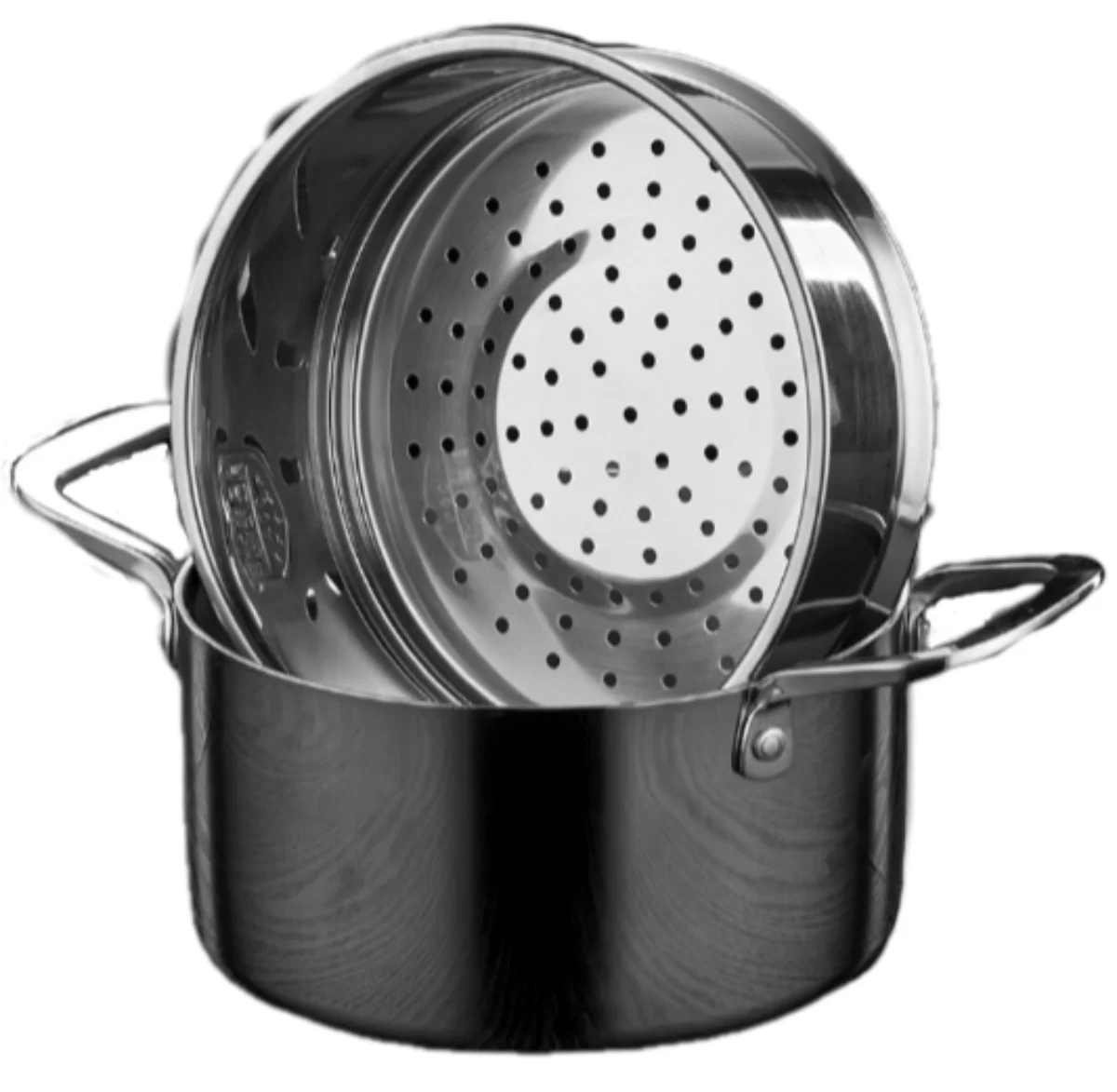 High Quality  Kitchen Cooking  Stainless Steel Steamer Pot 2 Layer Steamers With Glass Lid