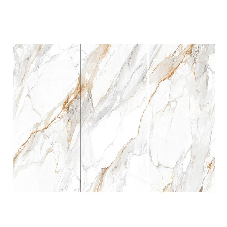 Matte Floor Tile 1200x2400mm Marble Look Porcelain Wall Sintered Stone Slabs Tile For Decoration