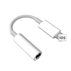 Переходник для аудиогарнитуры с разъемом 3 5 мм адаптер наушников Iphone 7 8plus X 11