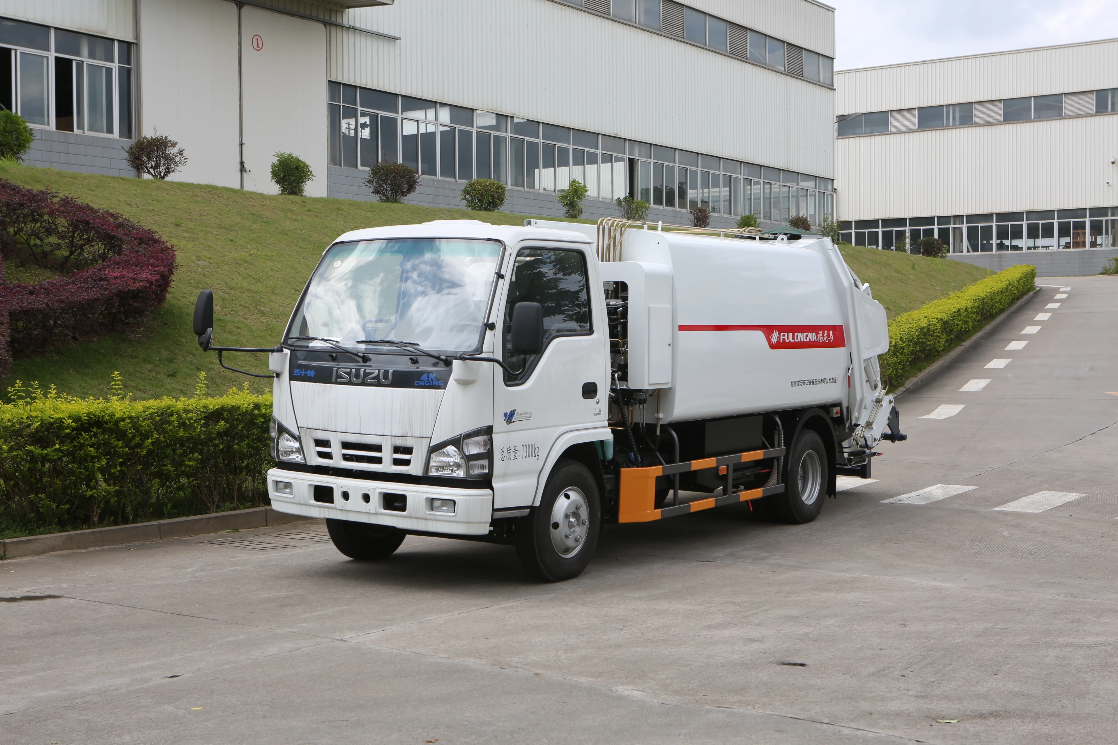 FULONGMA Garbage Collection Compactor Truck 4*2 Waste Compactor Trucks