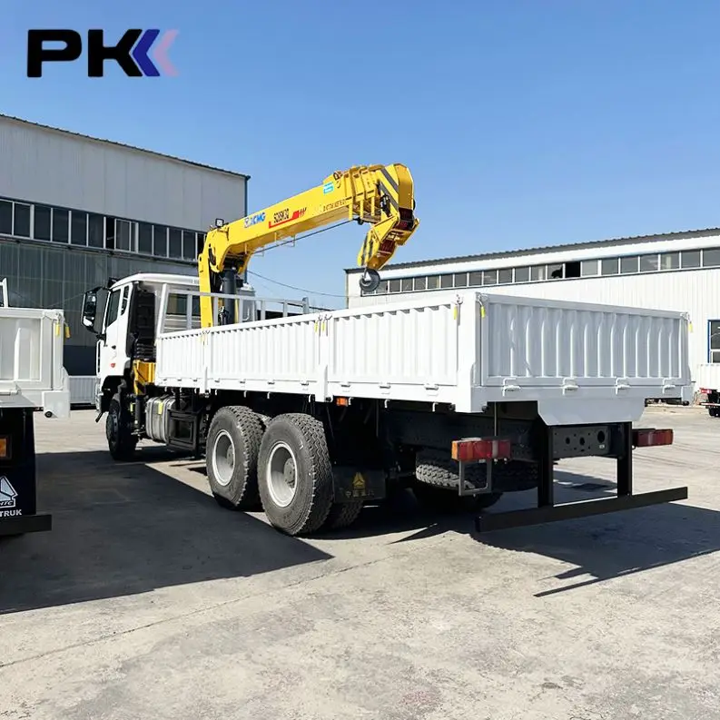 Sinotruck hohan кран с прямым кулаком автокран 25 тонн самосвал кранами