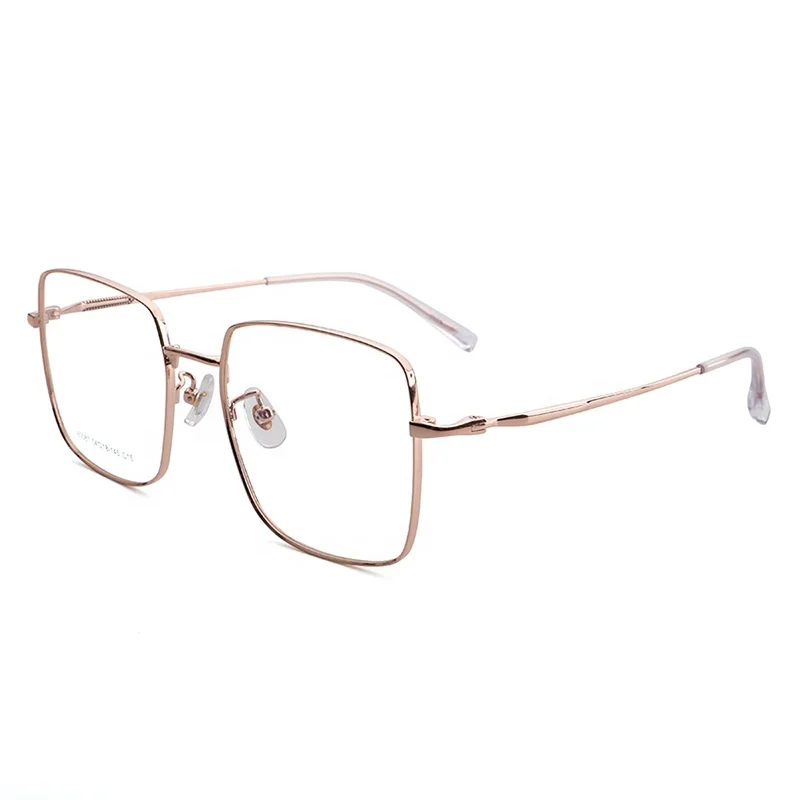Aochi Cheap Hinge Alloy Optical Glasses for Men Rectangular Frame Unisex for Adults