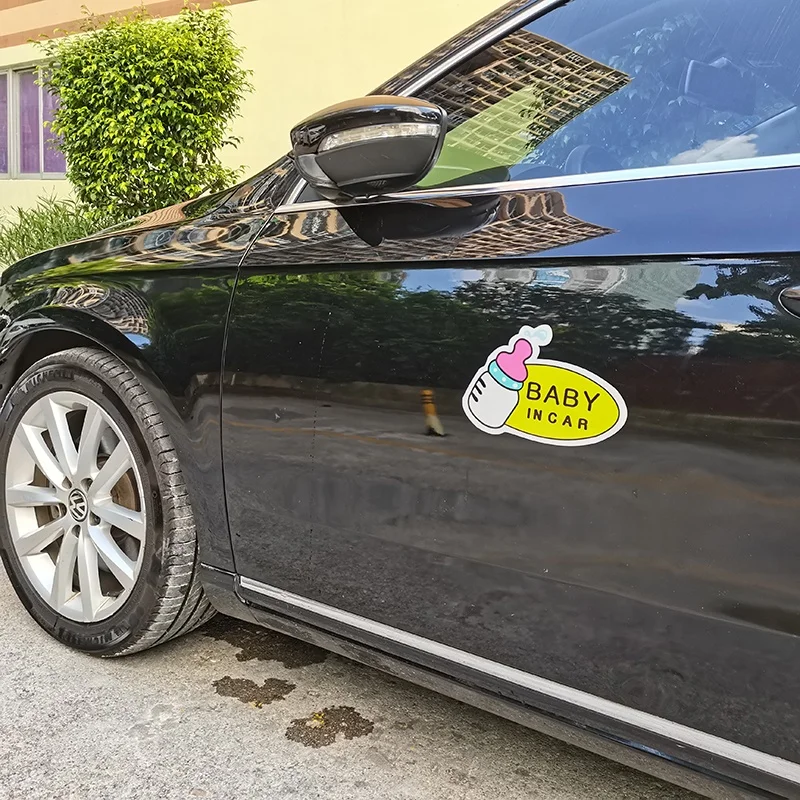 Customized Water-Proof Magnetic Car Sticker New Driver Baby in Car Magnets Custom Printing