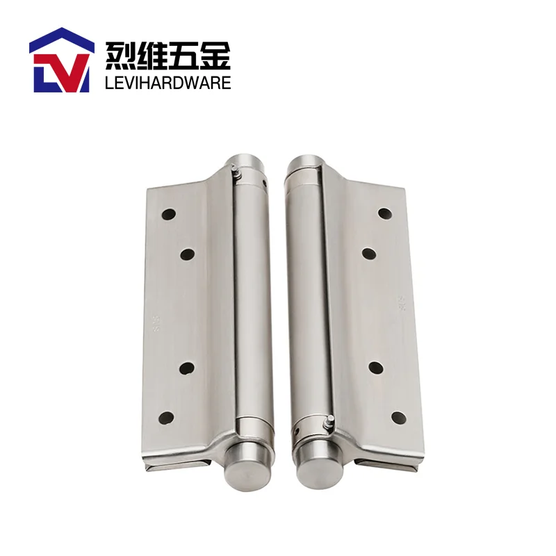 wholesale professional Hardware accessory furniture 304 Stainless Steel iron metal round corner spring butt pivot door hinge