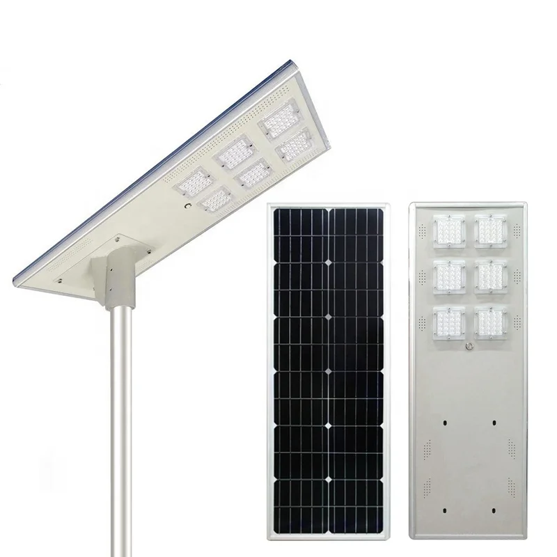 WAKATEK  High Quality 6 Hours Charging Time 60w all in one solar street light