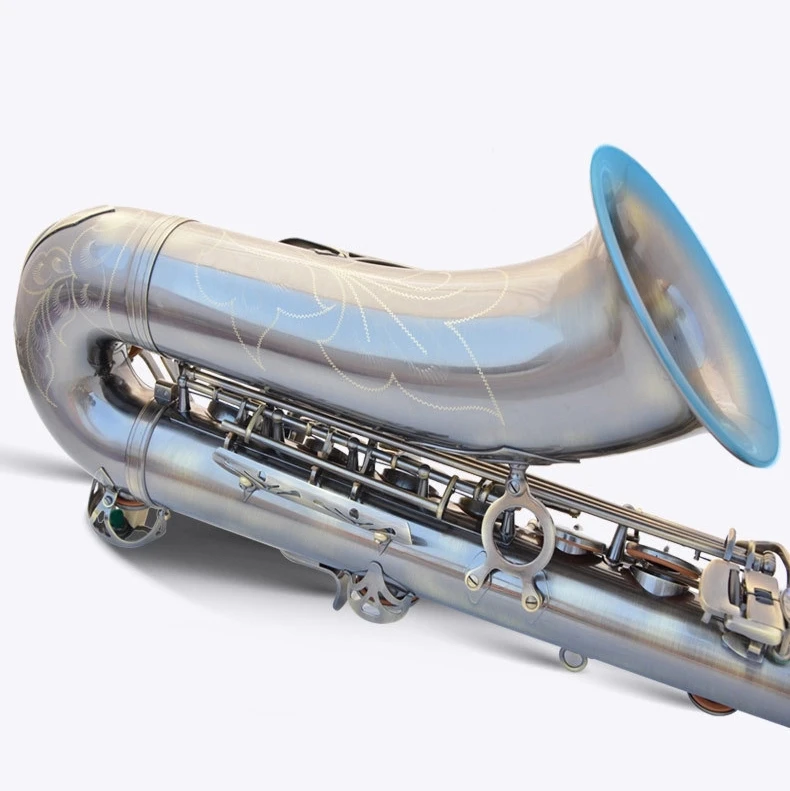
Batch Black Nickel Gold Lacquer Instrument Accessories China Sax Professional Bb Tenor Saxophone 