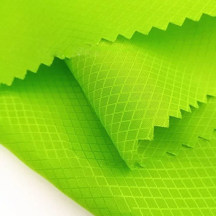 100D 40D 20D 15D popular nylon ultra-light high tensile PU coating ripstop fabric for parachute