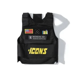 Hot Sale Custom ICONS Fashion Utility Bulletproof Combat Plate Tactical Vest Men Outdoor Icon Tracksuits Clothing