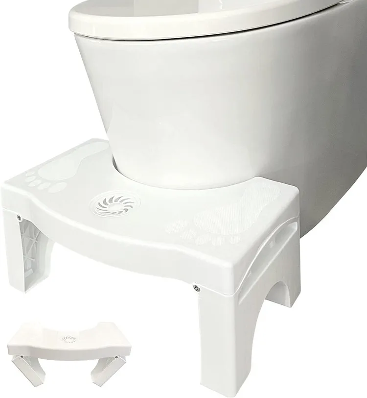 Factory Wholesale Plastic Bathroom Poop Foldable Folding Step Toilet Squatting Stool
